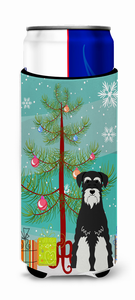 Merry Christmas Tree Dog Ultra Hugger for slim cans - 638508542397