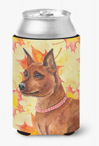 Dog With Fall Design Can or Bottle Hugger - 652259206537