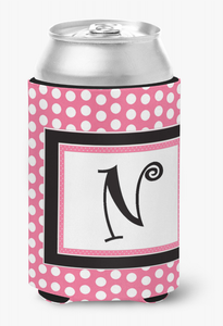 Monogram Letter Can or Bottle Hugger - 617375995710