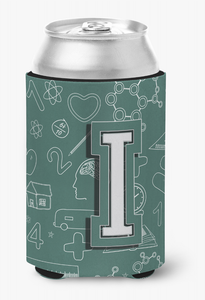 Monogram Letter Back to School Can or Bottle Hugger - 615872970094