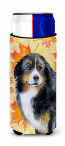 Dog with Fall Design Ultra Hugger for slim cans - 652259172962