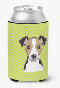 Dog Face Checkerboard Can or Bottle Hugger - 615872894161