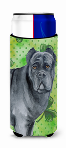 Dog with St Patrick's Design Ultra Hugger for slim cans - 652259168231