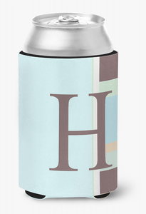 Monogram Letter Can or Bottle Hugger - 617375995895