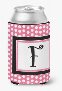 Monogram Letter Can or Bottle Hugger - 617375995635