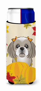 Thanksgiving Dog Design Ultra Hugger for slim cans - 638508202833