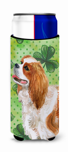 Dog with St Patrick's Design Ultra Hugger for slim cans - 652259167920