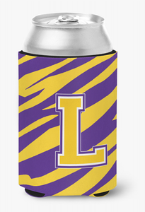 Monogram Letter Can or Bottle Hugger - 617375998148