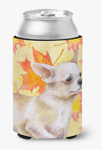 Dog With Fall Design Can or Bottle Hugger - 652259206940