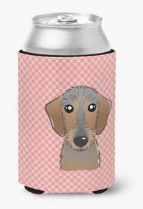 Dog Face Checkerboard Can or Bottle Hugger - 615872893263