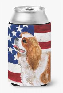 Patriotic With Dog Can or Bottle Hugger - 652259203994