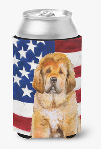 Patriotic With Dog Can or Bottle Hugger - 652259204571