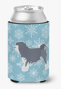 Winter Snowflake Dog Design Can or Bottle Hugger - 638508505187