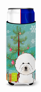 Christmas Tree and Dog Ultra Hugger for slim cans - 638508105653