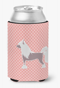 Dog Profile Checkerboard Can or Bottle Hugger - 638508506269