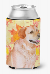 Dog With Fall Design Can or Bottle Hugger - 652259207114