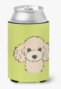 Dog Face Checkerboard Can or Bottle Hugger - 615872894130
