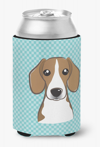 Dog Face Checkerboard Can or Bottle Hugger - 615872892709
