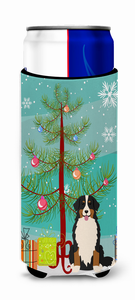 Merry Christmas Tree Dog Ultra Hugger for slim cans - 638508542427