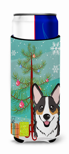 Christmas Tree and Dog Ultra Hugger for slim cans - 638508106032