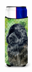 Dog with St Patrick's Design Ultra Hugger for slim cans - 652259168002