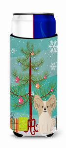 Merry Christmas Tree Dog Ultra Hugger for slim cans - 638508542830