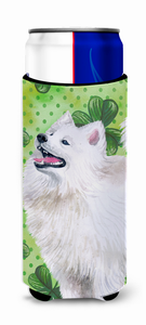 Dog with St Patrick's Design Ultra Hugger for slim cans - 652259168200