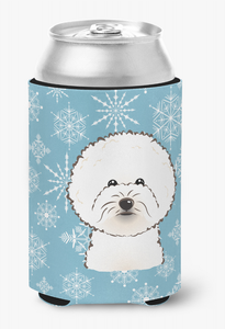 Snowflake Dog Design Can or Bottle Hugger - 638508107510