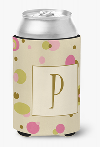 Monogram Letter Can or Bottle Hugger - 617375996229