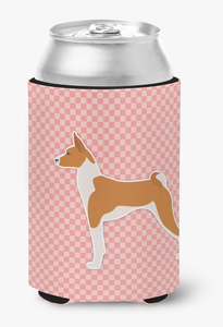 Dog Profile Checkerboard Can or Bottle Hugger - 638508506573