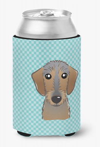 Dog Face Checkerboard Can or Bottle Hugger - 615872892648