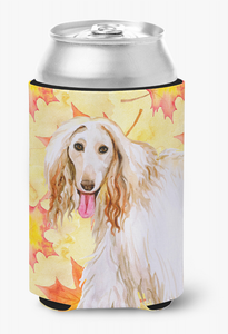 Dog With Fall Design Can or Bottle Hugger - 652259206995