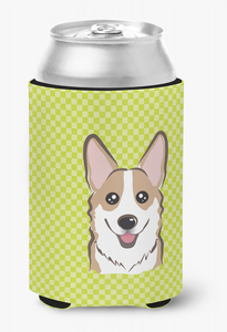 Dog Face Checkerboard Can or Bottle Hugger - 615872894086