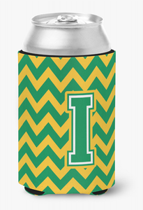 Monogram Letter Chevron Can or Bottle Hugger - 638508276889