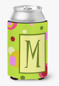 Monogram Letter Can or Bottle Hugger - 617375996694