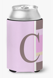 Monogram Letter Can or Bottle Hugger - 617375996342