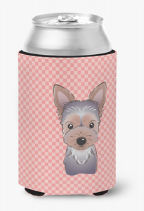 Dog Face Checkerboard Can or Bottle Hugger - 615872893256