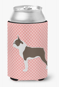 Dog Profile Checkerboard Can or Bottle Hugger - 638508506276