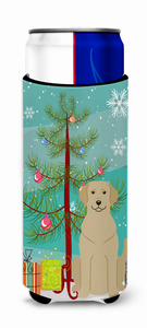 Merry Christmas Tree Dog Ultra Hugger for slim cans - 638508542618