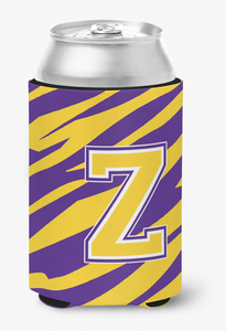 Monogram Letter Can or Bottle Hugger - 617375998285