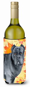 Dog with Fall Design Wine Bottle Hugger - 652259175192