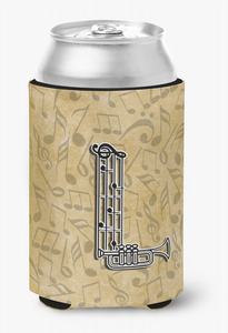 Monogram Letter Musical Instrument Alphabet Can or Bottle Hugger - 615872968565