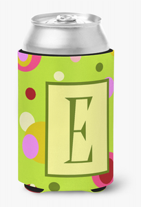 Monogram Letter Can or Bottle Hugger - 617375996618