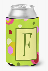 Monogram Letter Can or Bottle Hugger - 617375996625