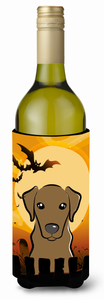 Halloween with Dog Design Wine Bottle Hugger - 638508120090