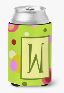Monogram Letter Can or Bottle Hugger - 617375996793