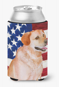 Patriotic With Dog Can or Bottle Hugger - 652259204502