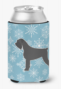 Winter Snowflake Dog Design Can or Bottle Hugger - 638508505569