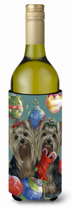 Christmas Dog Art Wine Bottle Hugger - 194030376584