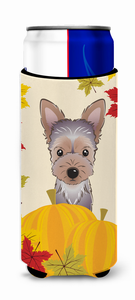 Thanksgiving Dog Design Ultra Hugger for slim cans - 638508202659